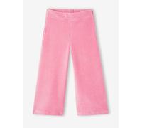 Weite Mädchen Cordhose, Bundweite verstellbar rosa Gr. 128 von vertbaudet