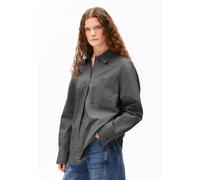 WEITE POPLIN BLUSE | 100% Bio-Baumwolle - grau (XS)