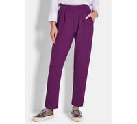 Weite Schlupfhose SARA in Krepp-Qualität lila 44 lang