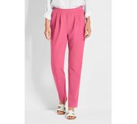 Schlupfhose GOLDNER "Weite Schlupfhose SARA in Krepp-Qualität", Damen, Gr. 42, N-Gr, pink, Obermaterial: 95% Polyester PES. 5% Elasthan EL., Hosen Schlupfhose (61416137-42) pink