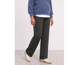 Weite Umstandshose mit Stretch-Einsatz, gerade Passform grau Gr. 44/46 von Vertbaudet