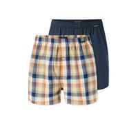 Weiter Boxer SCHIESSER "Boxershorts Multipack", Herren, Gr. 5, bunt (901, sonstiges), Webqualität, Obermaterial: 100% Baumwolle, weit, Unterhosen, Eingriff mit Knopf, elastischer Bund, lockere Passfor
