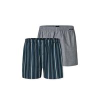 Weiter Boxer SCHIESSER "Boxershorts Multipacks", Herren, Gr. 10, 910, sonstiges, Webqualität, Obermaterial: 100% Baumwolle, weit, Unterhosen, mit Eingriff, Gummizug (58327453-10) 910, sonstiges