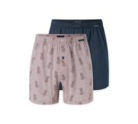 Weiter Boxer SCHIESSER "Boxershorts Multipacks", Herren, Gr. 10, 926, sonstiges, Single Jersey, Obermaterial: 100% Baumwolle, weit, Unterhosen, ideal als Geschenk, mit Eingriff (52129929-10) 926, sons