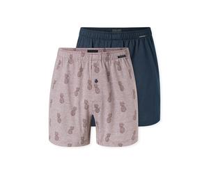 Weiter Boxer SCHIESSER "Boxershorts Multipacks", Herren, Gr. 10, 926, sonstiges, Single Jersey, Obermaterial: 100% Baumwolle, weit, Unterhosen, ideal als Geschenk, mit Eingriff (52129929-10) 926, sons