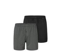 Schiesser Herren 2 Pack Boxershorts Baumwolle Jersey weich Multipack - Jerseyboxer, Sortiert 5_182427, 7