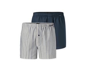 Weiter Boxer SCHIESSER "Boxershorts Multipacks", Herren, Gr. 7, sortiert 2, Webqualität, Obermaterial: 100% Baumwolle, weit, Unterhosen, mit Eingriff, Knopf (30719864-7) sortiert 2