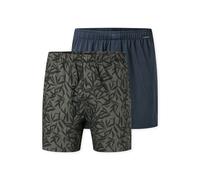 Weiter Boxer SCHIESSER "Boxershorts Multipacks", Herren, Gr. 8, sortiert 12, Single Jersey, Obermaterial: 100% Baumwolle, gemustert, unifarben, weit, Unterhosen, ideal als Geschenk, mit Eingriff (3910