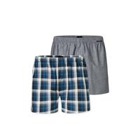 Schiesser Herren 2 Pack Boxershorts Baumwolle Web Multipack - Webboxer, Sortiert 2_182428, 9