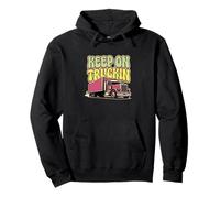Weiter so Truckin' Trucker Roadtrip Lifestyle Pullover Hoodie