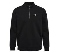 Weites Sweatshirt 1/2 Reißverschluss Hummel Bee Schwarz 2XL