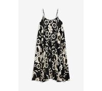 weites Trägerkleid aus fließender Viskose 38