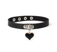 WEITING Choker Halsketten Frauen Mädchen Nieten Leder Halskette Rock Kpop Punk Hals Halsbänder Schwarz Choker Halskette Cool Collar-12