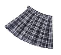 WEITING Faltenrock Karierter Faltenrock High Waist Rock Harajuku Rock Kawaii Rock Skating Rock Retro Karierter Rock Minirock-2102-3HS,XL