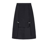 WEITING Goth Rock Streetwear Punk Schwarzer Rock Goth Bodycon Sexy High Slit Röcke Damen Harajuku Metall Patchwork Hohe Taille Röcke-9533-2QZ,M