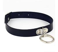 WEITING Gothic Choker Halsketten Frauen Mädchen Nieten Leder Halskette Rock Punk Hals Halsbänder Schwarz Choker Halskette Cool Colar-Kreis