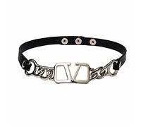 WEITING Harajuku Choker-Halskette, Herz, Schlüssel, Nieten, Gothic, Punk, Choker, Gothic, HF449