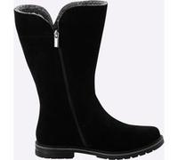 Weitschaftstiefel SHEEGO, Damen, Gr. 41, XL-Schaft, schwarz, Veloursleder, Schuhe Weitschaftstiefel (29475502-41) schwarz