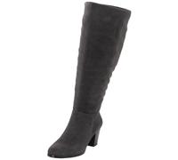 Weitschaftstiefel SHEEGO, Damen, Gr. 44, XL-Schaft, grau, Lederimitat, Polyester, Schuhe Weitschaftstiefel (85421340-44) grau