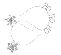 WEKADRIN 2 Stück Schneeflocken Haarband Weihnachten Festliches Haar Accessoire Leichtes Material Dekorativer Party Stirnband Für Frauen Und Mädchen