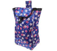 WEKADRIN Wasserdichte Einkaufstrolley tasche aus Dickem Oxford Faltbarer Robuster Einkaufswagenbeutel mit Ergonomischem Schiebegriff Großer Fassungsvermögen für Lebensmittel