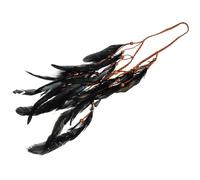 WEKADRIN Zartes Federstirnband Vintage Boho Haarband Damen Haaraccessoire mit Federquasten Party Festival Haarreif