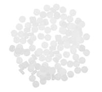 WEKAMOS 100 Stück Silikon Ohrclip Polster Transparent Oval Ohrclips Ohrstecker Clip on Ohrring Konverter Ohrläppchen Schutz Weich Bequem Schmerzfrei Schmuckzubehör