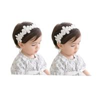 WEKAMOS 2stücke Blumen Stirnband Für Mädchen Junge Mädchen Aus Entzückender Kopfschmuck Und Kleinkinder Weiße Pflaumenblüte