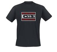 Welcome Refugees - Kein Mensch ist illegal - T-Shirt, Farbe: Schwarz, Größe: XL