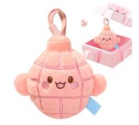 Weldphur Plüsch-Taschen-Charm, niedlicher Plüsch-Anhänger, Dekoration, Stoffpuppen-Ornament - für Autoschlüssel, Tasche, Geldbörse, Schule, Pendeln, Erwachsene, Kinder, Geburtstag, Weihnachten, rose