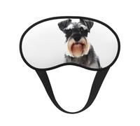 Well-Behaved Schnauzer Druck verstellbare Augenabdeckung zum Schlafen, bequeme, druckfreie und atmungsaktive Schlafmasken