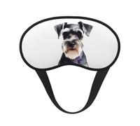 Well-Behaved Schnauzer-Schlafmaske für Seitenschläfer, lichtblockierende Nachtmasken zum Schlafen, Augenmaske für Damen und Herren, Augenabdeckung, weicher, bequemer Augenschatten für Reisen