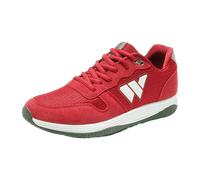 Wellbe Sydney Wine (Rot) - sportlicher Schnürschuh - Damenschuhe Top Trends, Rot, leder/textil (leicht wasserabweisend) für Damen, rot, Größe 39 EU