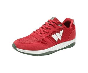 Wellbe Sydney Wine (Rot) - sportlicher Schnürschuh - Damenschuhe Top Trends, Rot, leder/textil (leicht wasserabweisend) für Damen, rot, Größe 42 EU