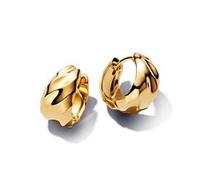 Pandora ESSENCE 263874C00 - Creole gewellte - Gelbgold Vergoldung