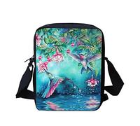 WELLFLYHOM Individuelle kleine Umhängetasche für Damen und Kinder, Handy-Handtaschen, 0 Kolibri-Hortensien