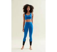 Wellicious Easy Colour Block Leggings - Shoreline Blue/Caviar Black M