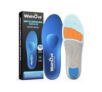 Welnove Metatarsalgie Einlagen mit Mittelfußpolster-Plantarfasziitis Orthopädische Einlegesohlen mit Fußgewölbestütze für Morton Neurom, Fußschmerzen, ideal für Sport & Arbeitsschuhe