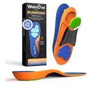 Welnove Plantar Fasciitis Insoles for Men & Women - Lightweight Support for Running & Walking, Workboot Inserts with Cushioned Gel Heel Pad, Low Comfort Arch Support for Standing All Day,F:6-7