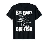 Wels Angeln Big Bait Big Fish Waller Silure Catfish Retro T-Shirt