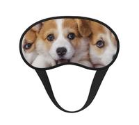 Welsh Corgi Hund,Vollständige Augenabdeckungen, lichtundurchlässige Schlafmasken, Verdunkelungs-Augenschützer