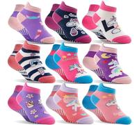Welwoos Stoppersocken Kinder Baby Mädchen Rutschsocken Kinder Rutschfeste Anti-Rutsch Kurze Einhorn Geschenk Antirutschsocken Kleinkind Socken Stoppersocken Kinder 27 26 24 25 28 (3-5 Jahre)