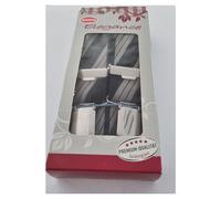 Wenco Hosenträger Elegance schwarz grau gestreift