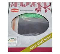Wenco Mützen-Häkelset braun/grau/blau