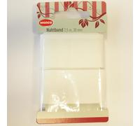 Wenco Nahtband 30mm 2,5m weiß (0,60 € pro 1 m)