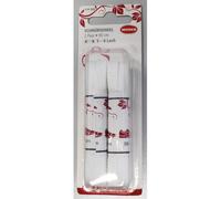 Wenco Schnürsenkel 2 Paar flach weiß 90cm