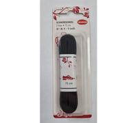 Wenco Schnürsenkel 2 Paar Rund Schwarz 75cm