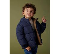 Wendbare Jungen Jacke mit Kapuze & Polyester bronze Gr. 158/164 von Vertbaudet