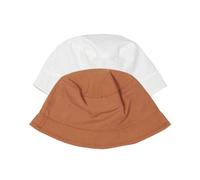 Wendbarer Sonnenhut Orange Weiß für Babys und Kinder - 1