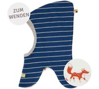 loud + proud Baby & Kinder Schlupfmütze Ringel, GOTS-zertifiziert Ultramarine(Blau) 62/68